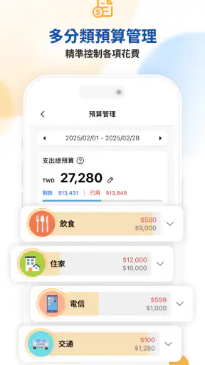 CWMoney - 存錢記帳、發票記帳、理財分析、管理預算 screenshot