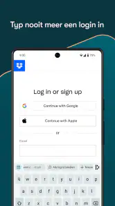 Dashlane-wachtwoordbeheerder screenshot