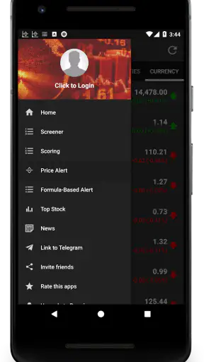 Data Saham Indonesia screenshot