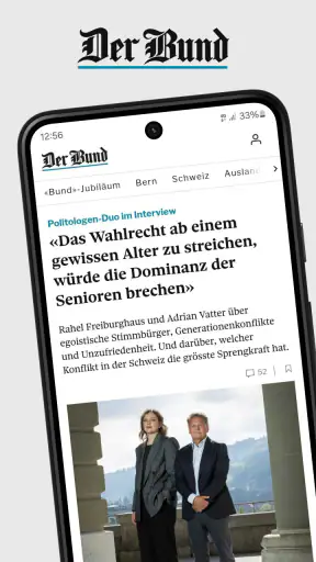 Der Bund Nachrichten screenshot