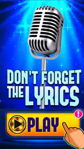 Don't Forget the Lyrics screenshot
