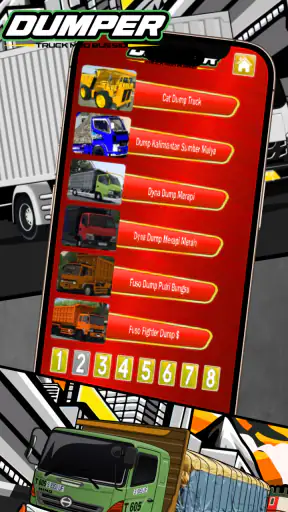 Dumper Truck Mod Bussid screenshot