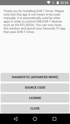 DVB-T Driver screenshot