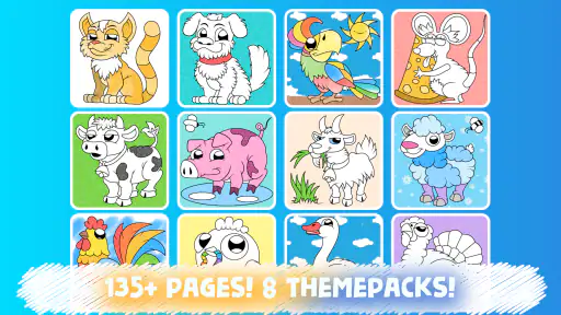 Easy coloring pages for kids screenshot