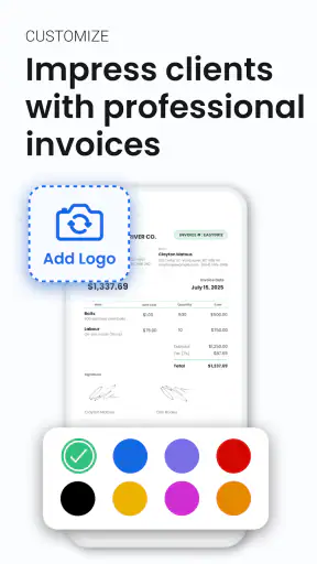 Easy Invoice & Estimate Maker screenshot