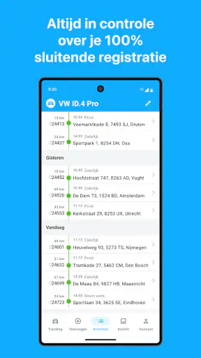 EasyRit | kilometerregistratie screenshot