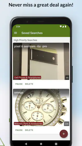 eFerret - Alerts for eBay screenshot