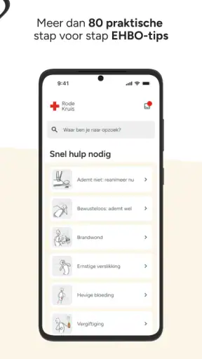 EHBO-app - Rode Kruis screenshot