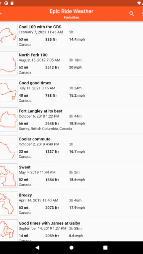 Epic Ride Weather screenshot