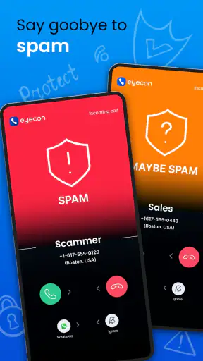 Eyecon: Blokkeer spamoproepen screenshot