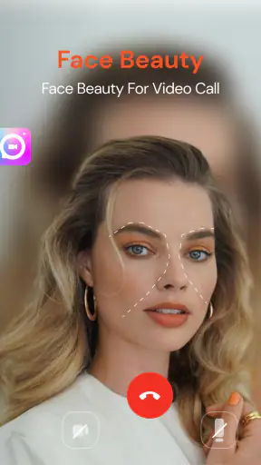 Face beauty voor videocall-app screenshot