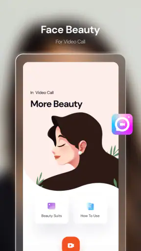 Face beauty voor videocall-app screenshot