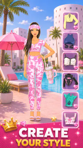 Fashion Girl: aankleedspel screenshot