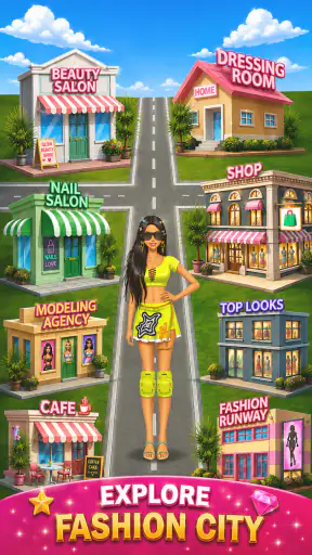 Fashion Girl: aankleedspel screenshot