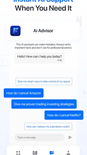 Feenko: Subscription Manager screenshot