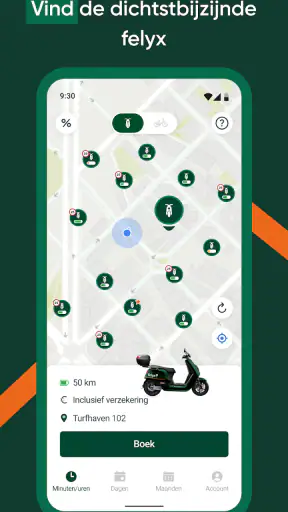 felyx : Scooterverhuur screenshot