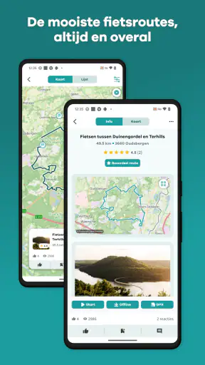 Fietsknooppunt screenshot