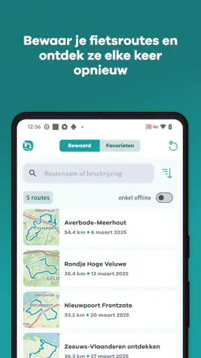 Fietsknooppunt screenshot