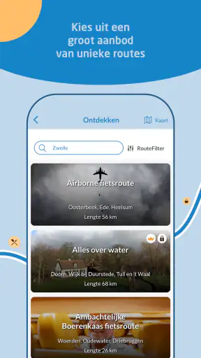 Fietsnetwerk Fietsroutes screenshot
