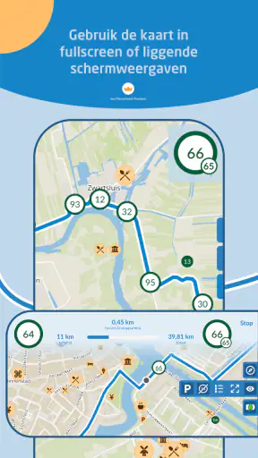 Fietsnetwerk Fietsroutes screenshot