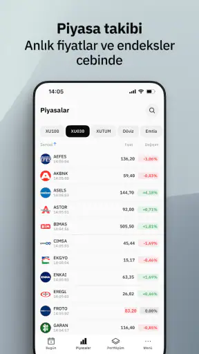 Fintables: Borsa, Hisse ve Fon screenshot