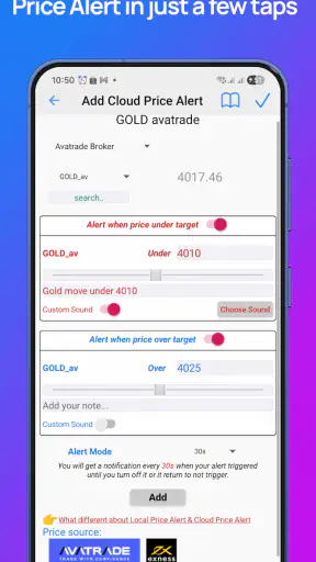Forex Alerts & Crypto Alerts screenshot