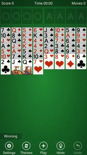 FreeCell Solitaire screenshot