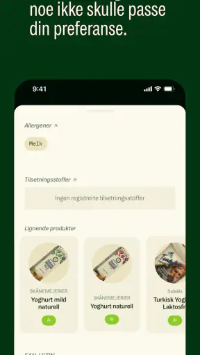 Frifor — Forstå hva du spiser! screenshot