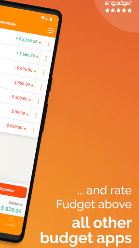 Fudget: Monthly Budget Planner screenshot