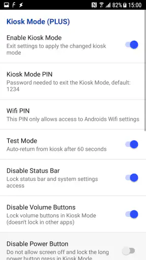 Fully Single App Kiosk screenshot