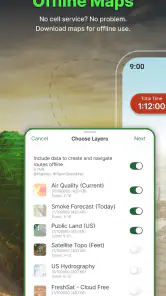 Gaia GPS (Topografische) screenshot