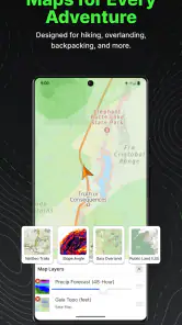 Gaia GPS (Topografische) screenshot