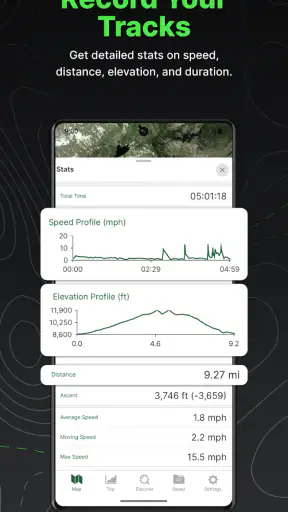 Gaia GPS (Topografische) screenshot