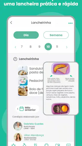 Garfinho: Alimentação infantil screenshot