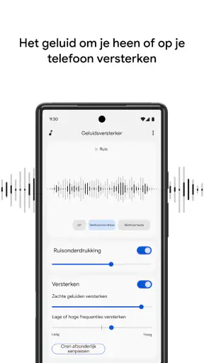 Geluidsversterker screenshot