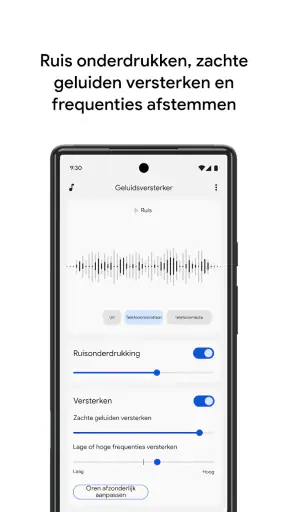 Geluidsversterker screenshot