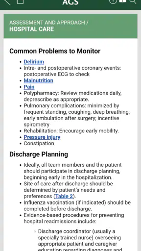 Geriatrics At Your Fingertips screenshot