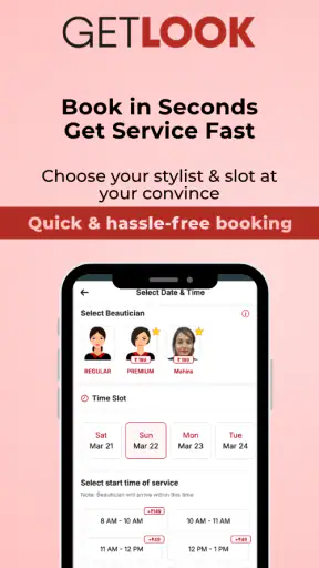 GetLook Salon at Home Services screenshot