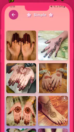 Gol Tikki Mehndi Design Simple screenshot