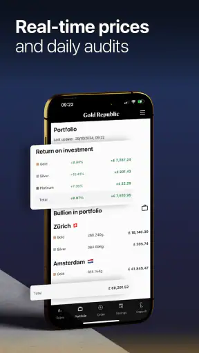GoldRepublic - Beleg in goud screenshot