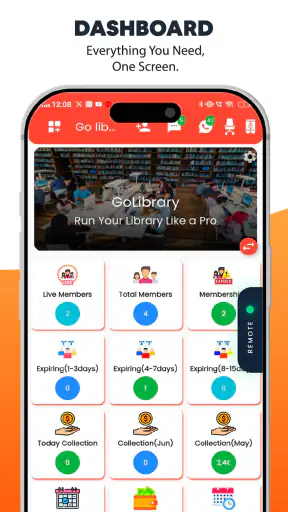 GoLibrary Library Manager App screenshot