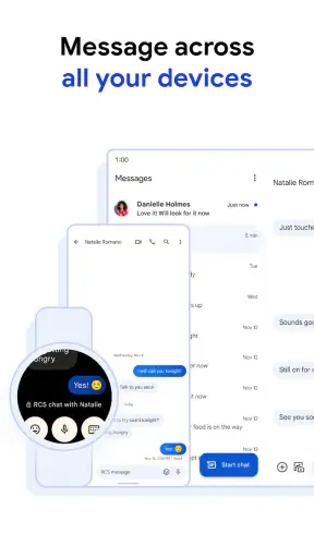Google Berichten screenshot