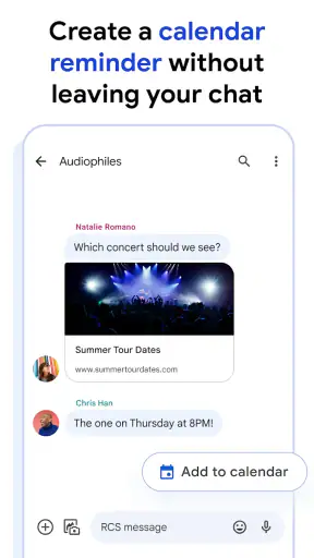 Google Berichten screenshot