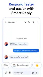 Google Berichten screenshot