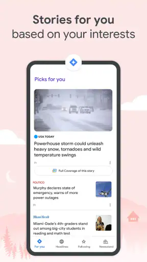 Google Nieuws screenshot