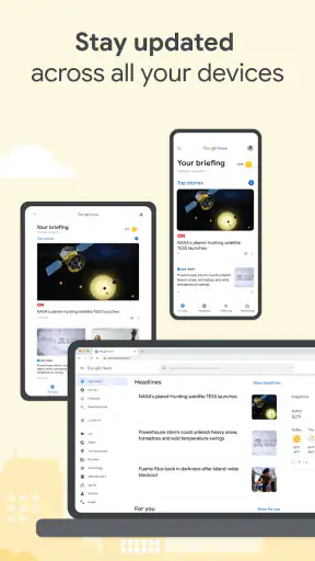 Google Nieuws screenshot