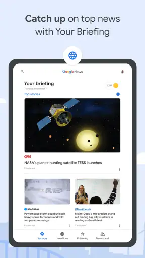 Google Nieuws screenshot