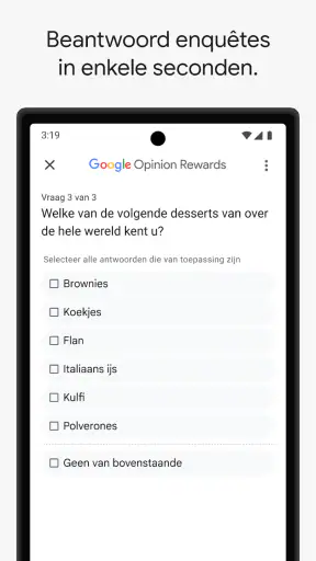Google Opinion Rewards screenshot