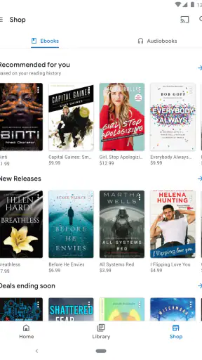 Google Play Boeken screenshot