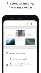 Google Presentaties screenshot